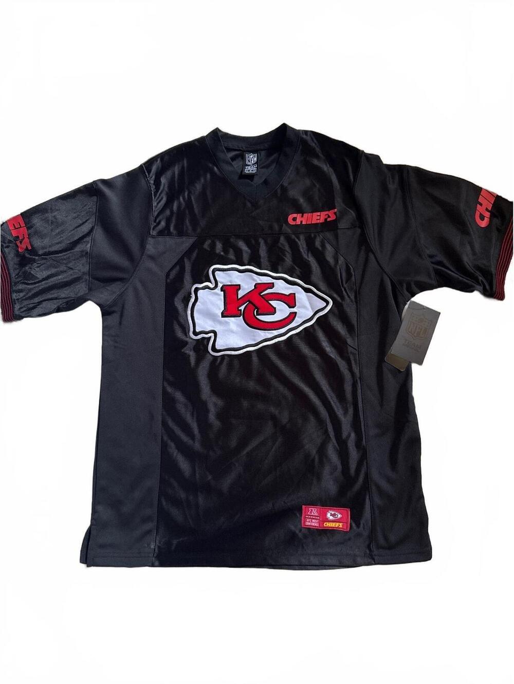 NFL Team Apparel Kansas City Chiefs Black Jersey Size Small